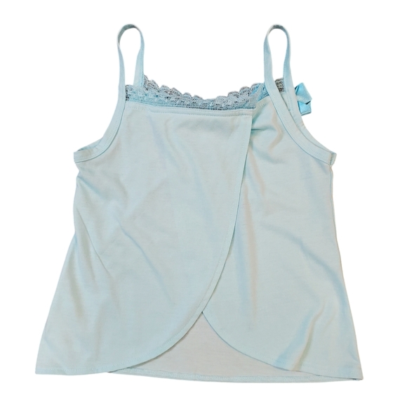 American Girl Grace Thomas Tank Top Gril Size Small 7/8 Teal Tulip Back - Picture 4 of 8